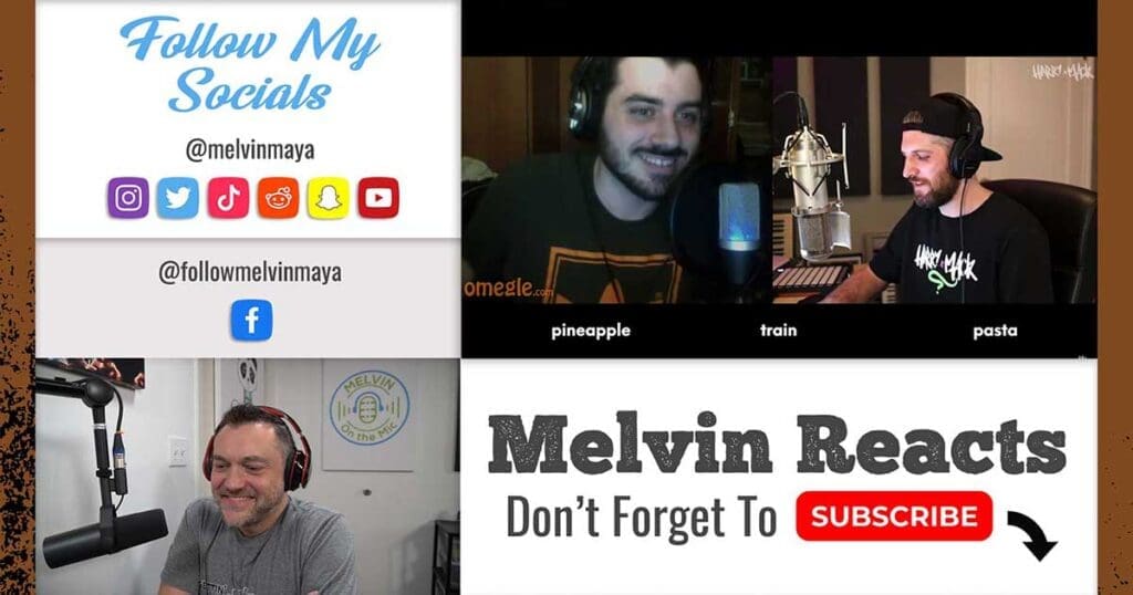 Reacting to Stick To The Track Harry Mack Freestyle Omegle Bars 7